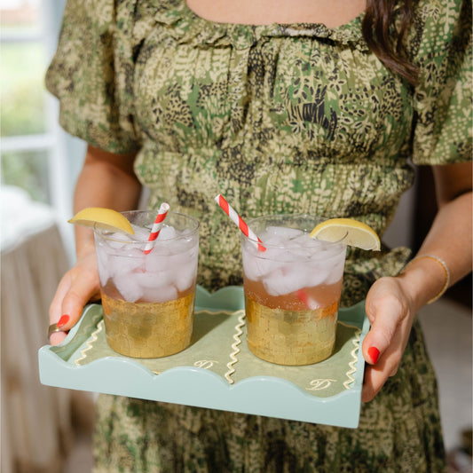 Scalloped Book Topper Tray