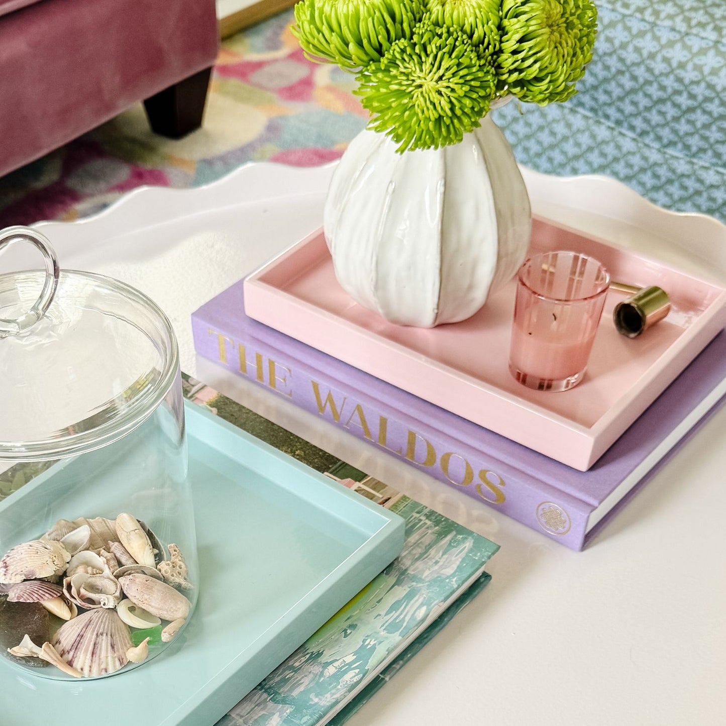 Serendipity Flat Top Book Topper Tray