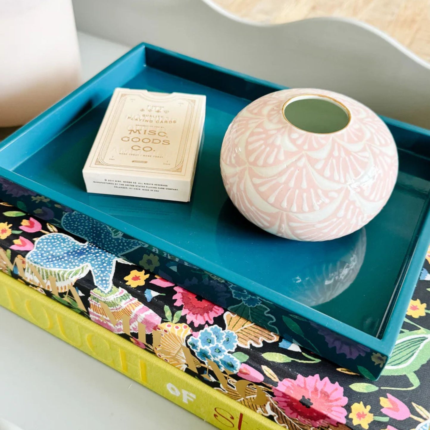 Serendipity Flat Top Book Topper Tray
