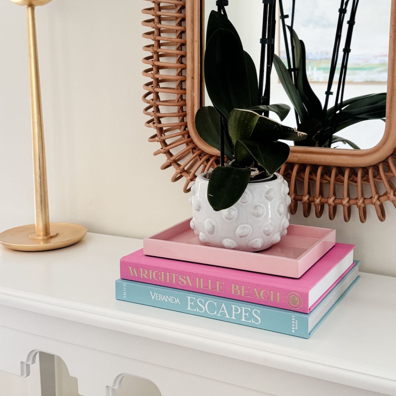 Classic Book Topper Tray - Blush