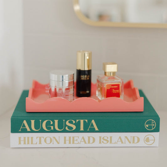 Scalloped Book Topper Tray