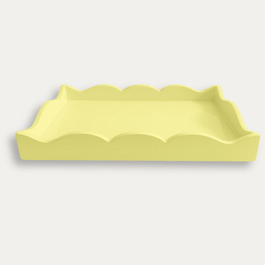 Lacquered Scalloped Tray