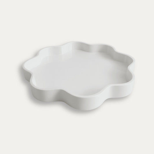 Lacquered Bloom Tray - Medium