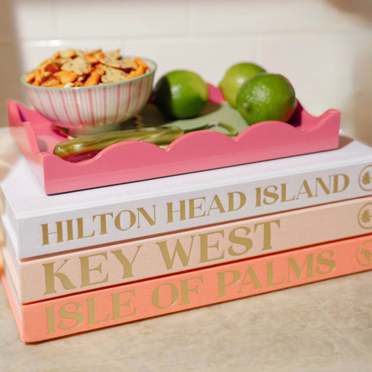 Scalloped Book Topper Tray