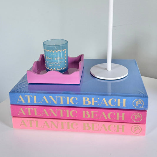 Scalloped Trinket Tray - Rose